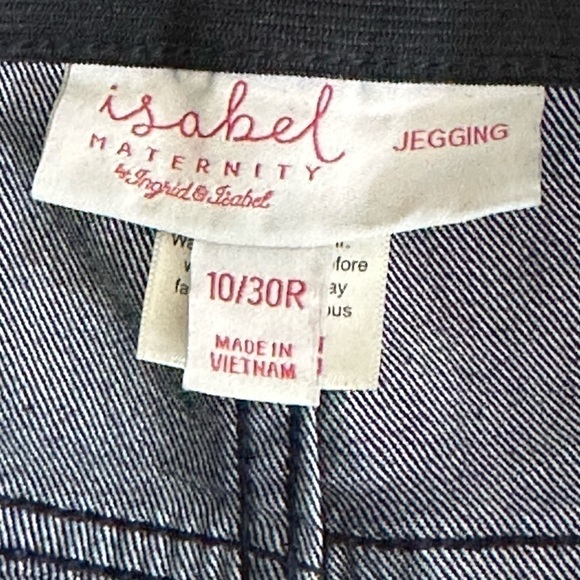 Isabel sz 10 / 30 deep naveymaternity jeans Jegging look not overly tight - Picture 12 of 13